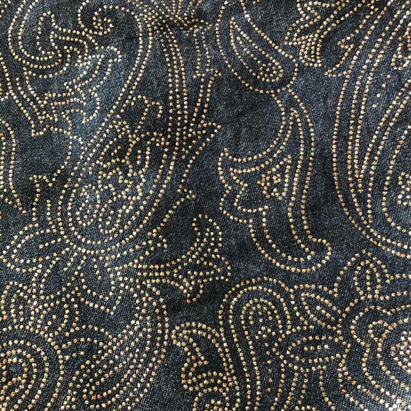 Domallo Glitter Wide Leg Jeans - Picture 5 of 5